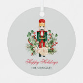 Ornement En Métal Joyeux Noël Botanique Jouet Nutcracker Joyeux Vaca (Recto)