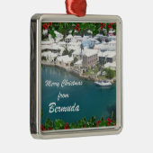 Ornement En Métal Joyeux Noël des Bermudes (Droite)