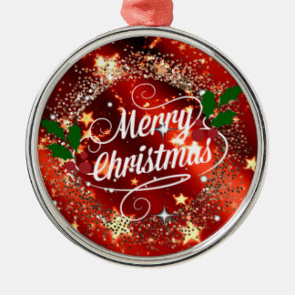 Ornement En Métal Joyeux Noël, éclat et scintillement