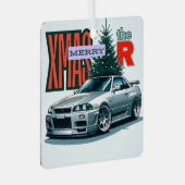 Ornement En Métal Joyeux Noël - (Légendes JDM) (Avant droite)