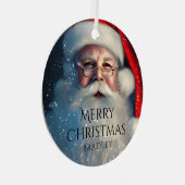 Ornement En Métal Joyeux Noël Père Noël Festive Vacances d'hiver (Avant droite)