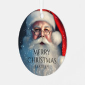 Ornement En Métal Joyeux Noël Père Noël Festive Vacances d'hiver (Avant gauche)