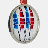 Ornement En Métal Joyeux peuple Massaï Guerriers Marcher Art Imprime (Droite)