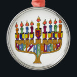 Ornement En Métal Judaica Happy Hanukkah<br><div class="desc">You are viewing The Lee Hiller Designs Collection of Home and Office Decor,  Apparel,  Toxiques and Collectibles. The Designs include Lee Hiller Photographie et Mixed Media Digital Art Collection. You can view her her Nature photographiy at at http://HikeOurPlanet.com/ and follow her hiking blog within Hot Springs National Park.</div>