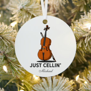 Ornement En Métal Juste Cellin Musique de Violoncelliste Personnalis