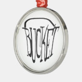 Ornement En Métal Juste une goutte dans un seau (Gauche)