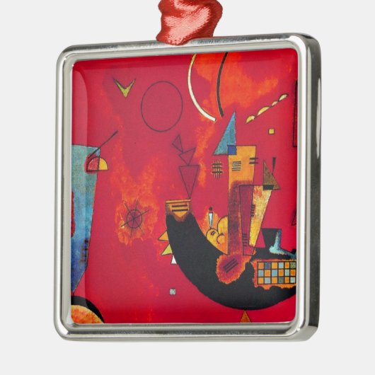 Ornement En Métal Kandinsky Mit und Gegen (Gauche)