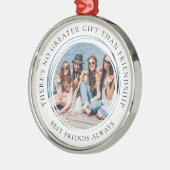 Ornement En Métal Keepsaké photo Best Friends (Gauche)
