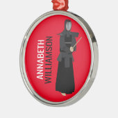 Ornement En Métal Kendo (Gauche)