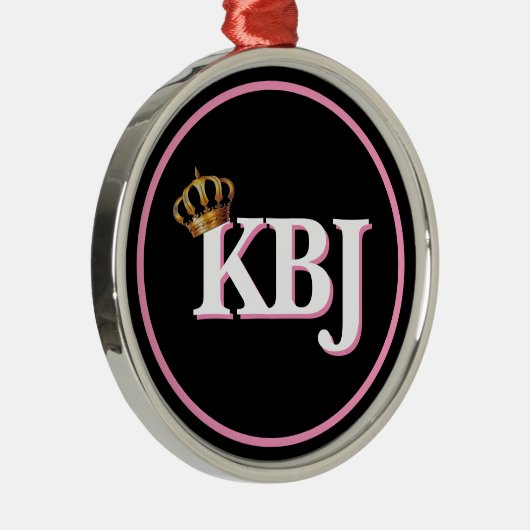 Ornement En Métal Ketanji Brown Jackson KBJ Premium Keepsaké (Droite)