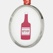 Ornement En Métal Ketchup (Gauche)