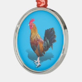 Ornement En Métal Key West - Coq gitan (Gauche)