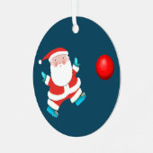 Ornement En Métal Kickball Holiday Keepsaké cadeaux (Avant gauche)