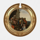 Ornement En Métal King Solomon Queen of Sheba Biblical Jesse Tree (Recto)