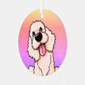 Ornement En Métal KiniArt DOODLE souriant (Avant gauche)