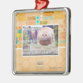 Ornement En Métal Kitteh de vol plané (Gauche)