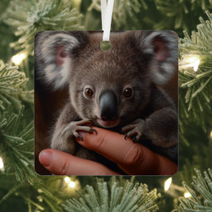 Ornement En Métal Koala Bear