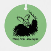Ornement En Métal Krampus (Recto)