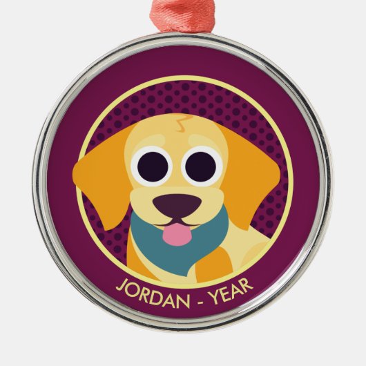 Ornement En Métal La BO le chien (Devant)