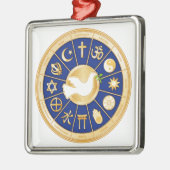 Ornement En Métal La colombe de la paix (Gauche)