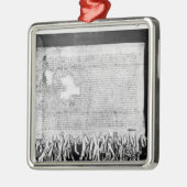 Ornement En Métal La déclaration d'Arbroath, le 6 avril 1320 (Gauche)