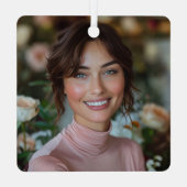 Ornement En Métal La Femme La Plus Belle Vit (Verso)