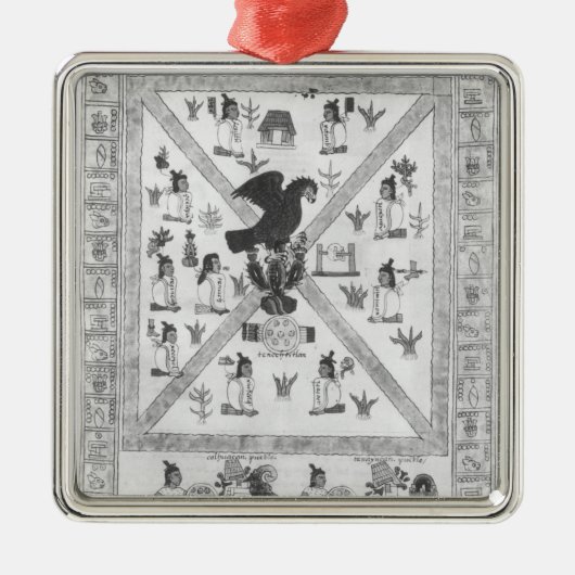 Ornement En Métal La fondation de Tenochtitlan (Devant)