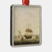 Ornement En Métal La frégate "surprise" devant l'Ancre outre de (Droite)