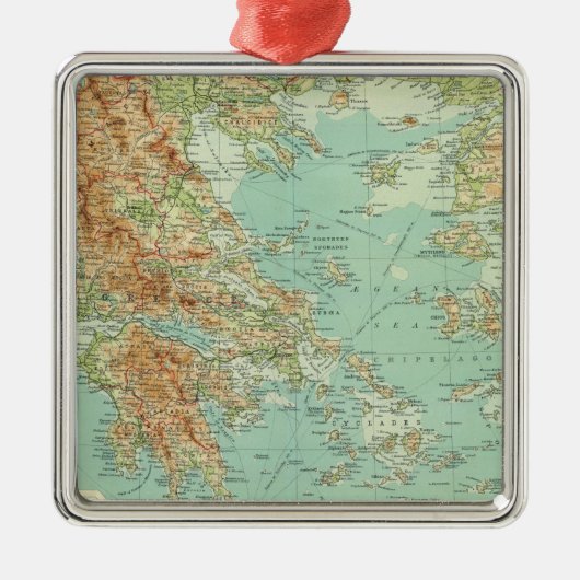 Ornement En Métal La Grèce et l'égéen (Devant)