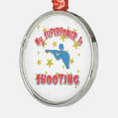 Ornement En Métal La ma superpuissance tire (Gauche)