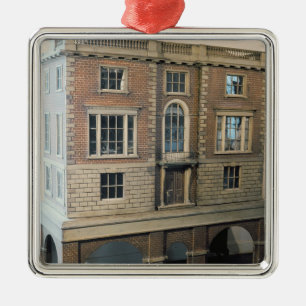 Ornement En Métal La maison de poupée balustraded paranglais avec l