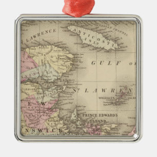 Ornement En Métal La Nouvelle-Écosse, Nouveau Brunswick,