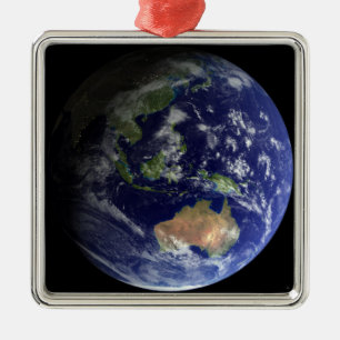 Ornement En Métal La pleine terre de l'espace montrant l'Australie