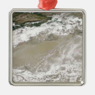 Ornement En Métal La poussière et les nuages ont plané au-dessus d