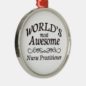 Ornement En Métal La praticienne de l'infirmière la plus (Droite)