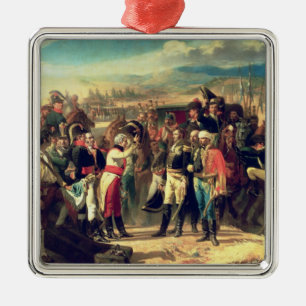 Ornement En Métal La reddition de Bailen, le 23 juillet 1808