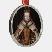 Ornement En Métal La Reine Elizabeth I (Droite)