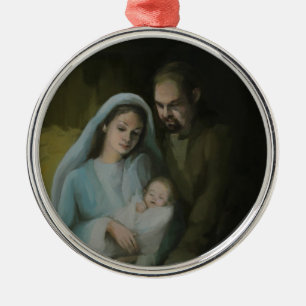 Ornement En Métal La Sainte Famille