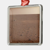 Ornement En Métal La surface rocheuse de Mars (Gauche)