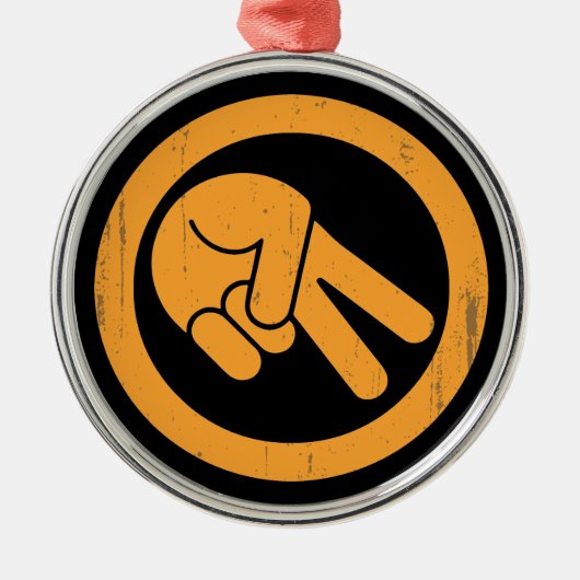 Ornement En Métal La vague (Devant)