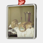 Ornement En Métal La vie toujours avec une tasse de Nautilus (Gauche)