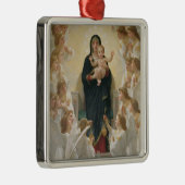 Ornement En Métal La Vierge avec Angels, 1900 (Droite)