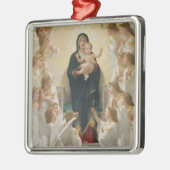Ornement En Métal La Vierge avec Angels, 1900 (Gauche)