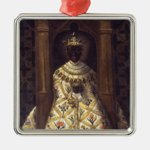 Ornement En Métal La Vierge noire dans le Chadaraita