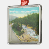 Ornement En Métal La vue de l'Ammonoosuc abaissent des automnes (Gauche)