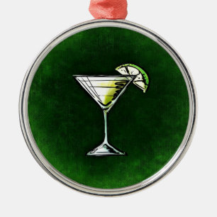 Ornement En Métal L'absinthe au cocktail vert