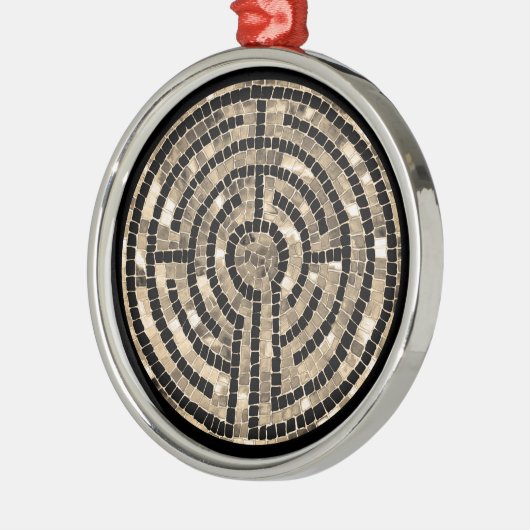 Ornement En Métal LABYRINTH V Premium Round Orament (Gauche)