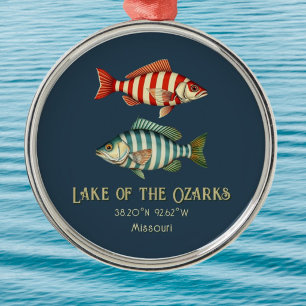 Ornement En Métal Lac des Ozarks Missouri médaille souvenir