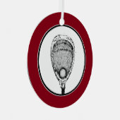 Ornement En Métal Lacrosse Goalie (Avant droite)