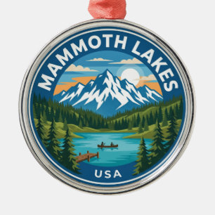 Ornement En Métal Lacs Mammoth États-Unis